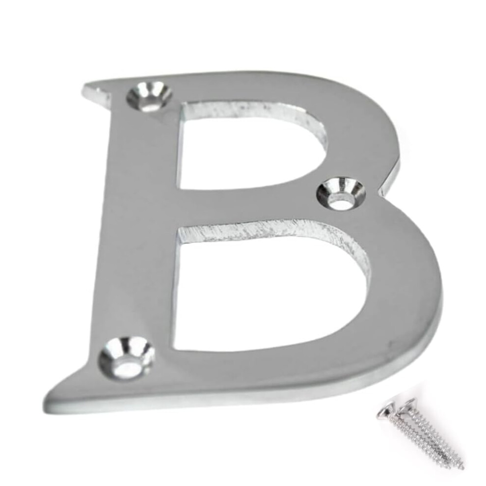 Sisi Uk Satin Chrome Front House Door Numbers & L 94859201
