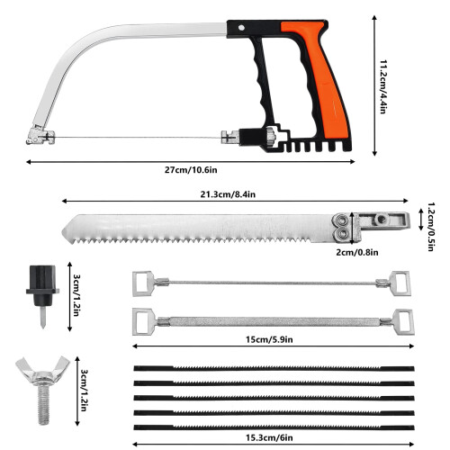 13 in 1 Multifunction Hacksaw Tool - Handheld Bow 2