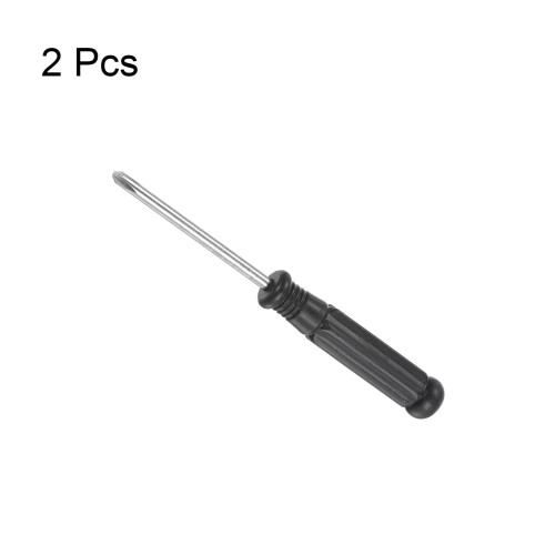 sourcing map Mini Phillips Screwdriver, 3.0mm Cros 2