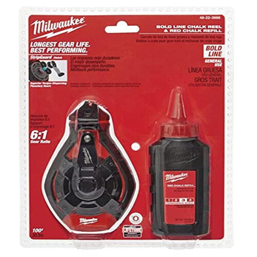 Milwaukee Milwaukee ELEC Tool 48-22-3986 Bold Line Chalk Reel