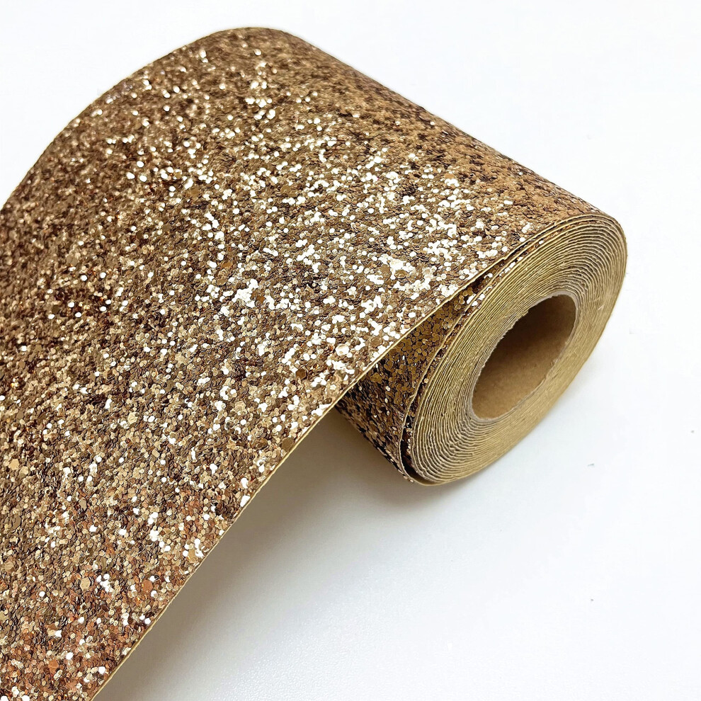 Dhhouse Gold Chunky Glitter Wallpaper Border,Self 50415069