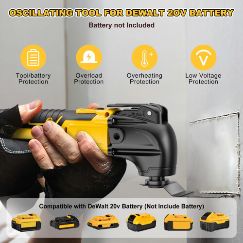 Cordless Oscillating Tool for Dewalt 20V Battery(N 1