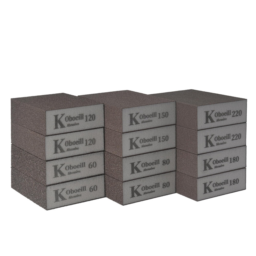 Szwlj 12Pcs(6 Grits 60/100/120/150/180/220) Sandi