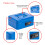 Sterling CB02CBL 8" Combination Lock Cash Box,Blue 2