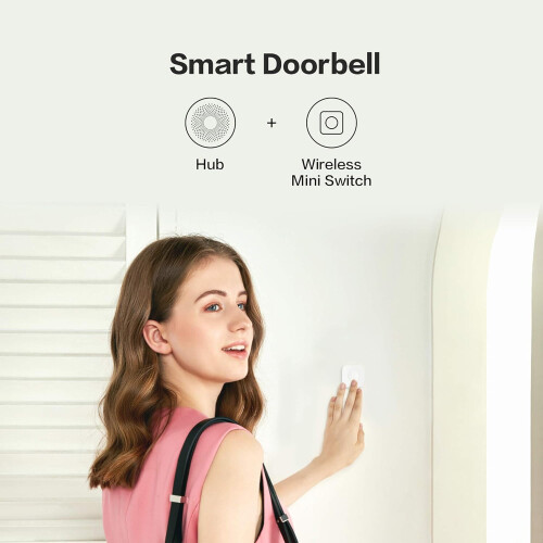 Aqara Wireless Mini Switch, Requires AQARA HUB, Zi 2