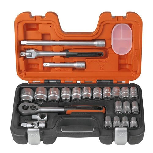 Bahco Bahco S240 Socket Set 24 Piece 1/2 Square Drive & 1