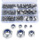 165 Pcs Locknut Assortment, Stainless Steel Lock N 1