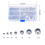 165 Pcs Locknut Assortment, Stainless Steel Lock N 4