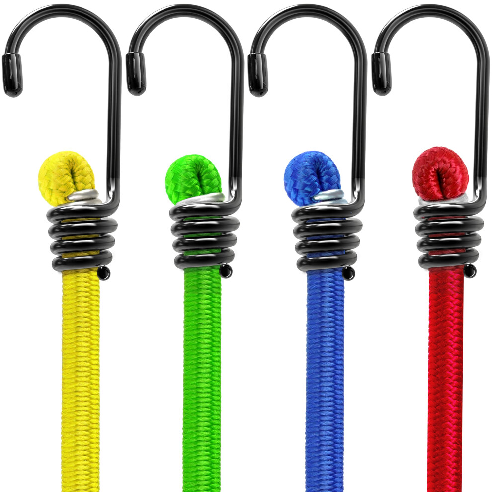 Bungee Cords With Hooks - Heavy Duty Elastic Bunge 94374551