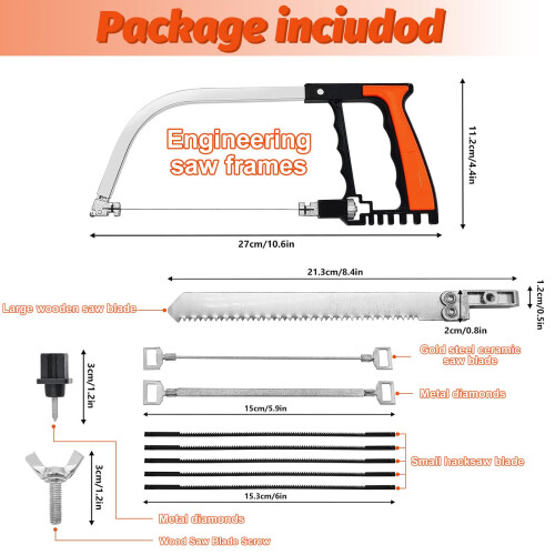 13 in 1 Multifunctional Hacksaw Tool for Metal/Woo 2