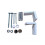 VeeBath Essentials Angled Floor WC Toilet Pan/Bide 1