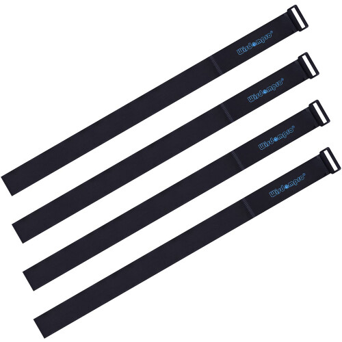 Extra Large [4 Pack] 2 x 60 Inches Hook and Loop S
