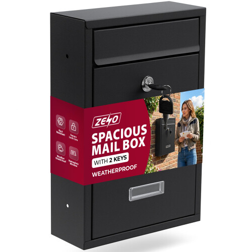 ZENO Letter Box Wall Mounted | Modern Post Box Mai
