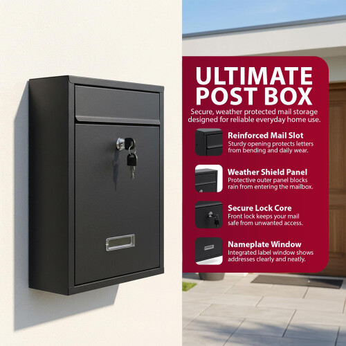 ZENO Letter Box Wall Mounted | Modern Post Box Mai 2