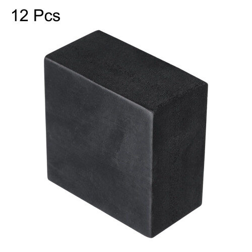 sourcing map 12pcs Rubber Anti-Vibration Pads Hard 2