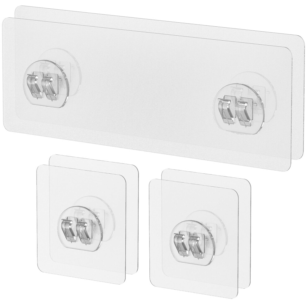 Uniclife 6 Pcs Shower Caddy Adhesive Hooks,Strong 12399215