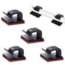 SOULWIT 50 Pcs Self Adhesive Cable Management Clip