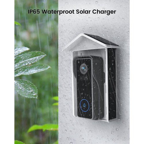 Solar Charger Compatible with Ring Video Doorbell 2