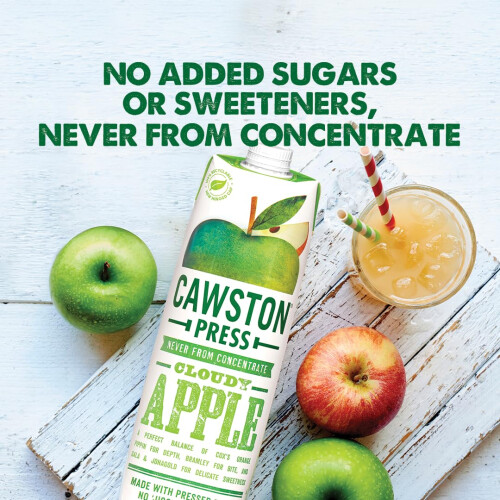 Cawston Press Cloudy Apple Pressed Juice, 1 2