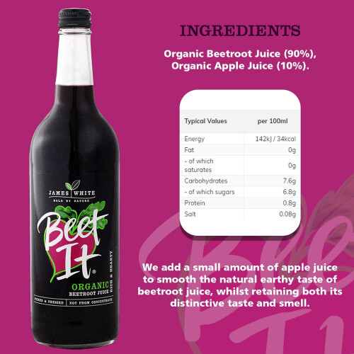 Beet It Organic Beetroot Juice 750ml Bottles 1