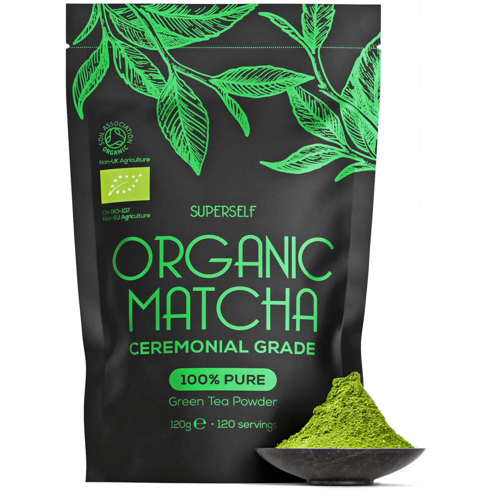 Superself Organic Matcha Powder - Ceremonial Grade
