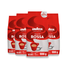 Lavazza, Qualità Rossa, Coffee Beans, 4 Packets