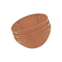 Set of 3 Round Felt Hanging Basket Liners, Reusable Bird Repellent Inserts for Planters, 14 Inch