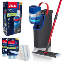 Vileda H2PrO Flat Mop And Bucket Set