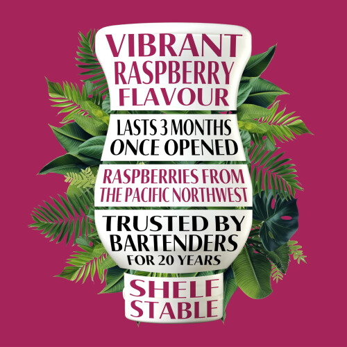 Re'al Syrup | Raspberry Puree Infused Fruit 1