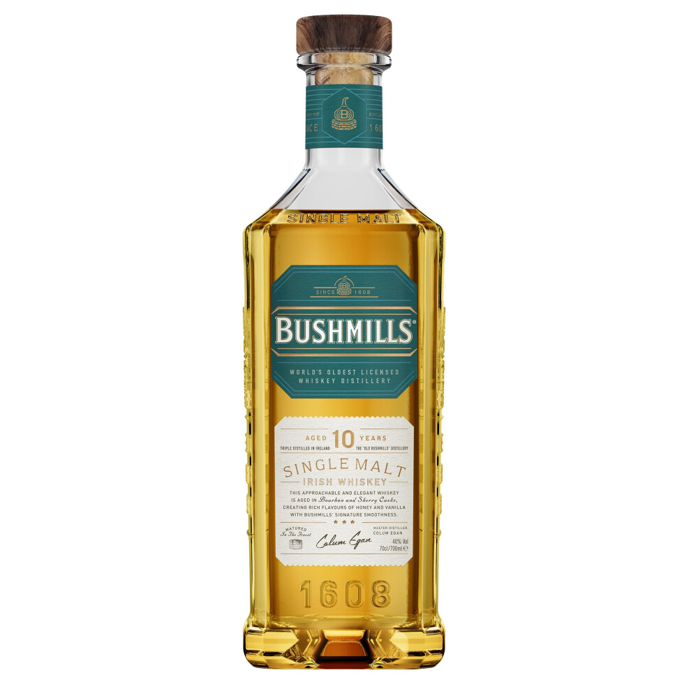 Bushmills 10 Year Old Irish Whiskey 70Cl