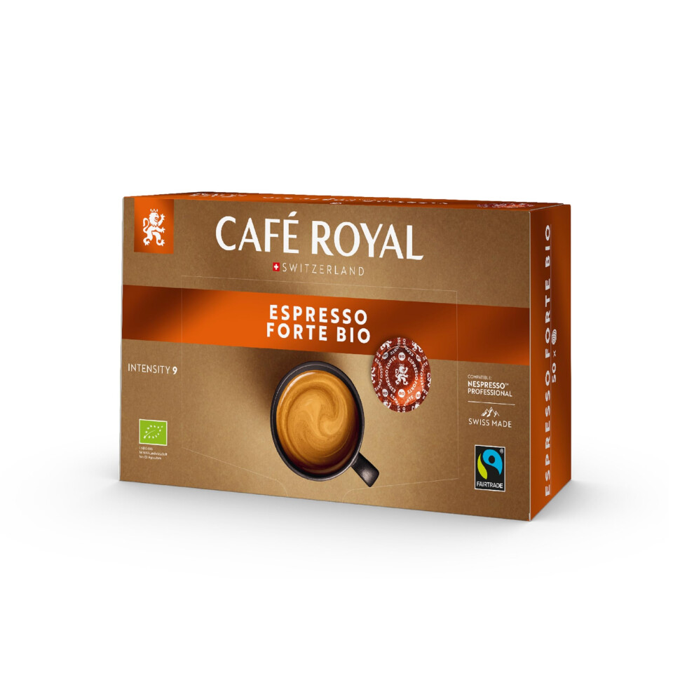 Cafe Royal Café Royal Professional Pads, Organic Espresso Forte,