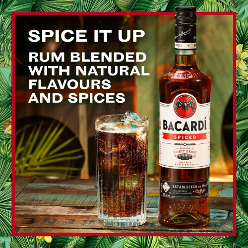 BACARDI BACARDÍ Spiced, 35% ABV, 100cl / 1l, 1