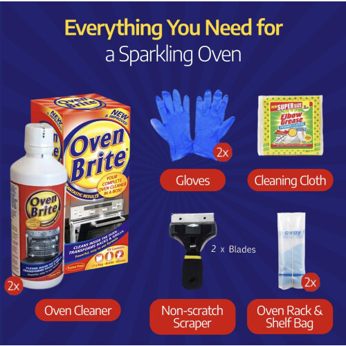 QLV Oven Cleaning Kit 500ml x 2 1
