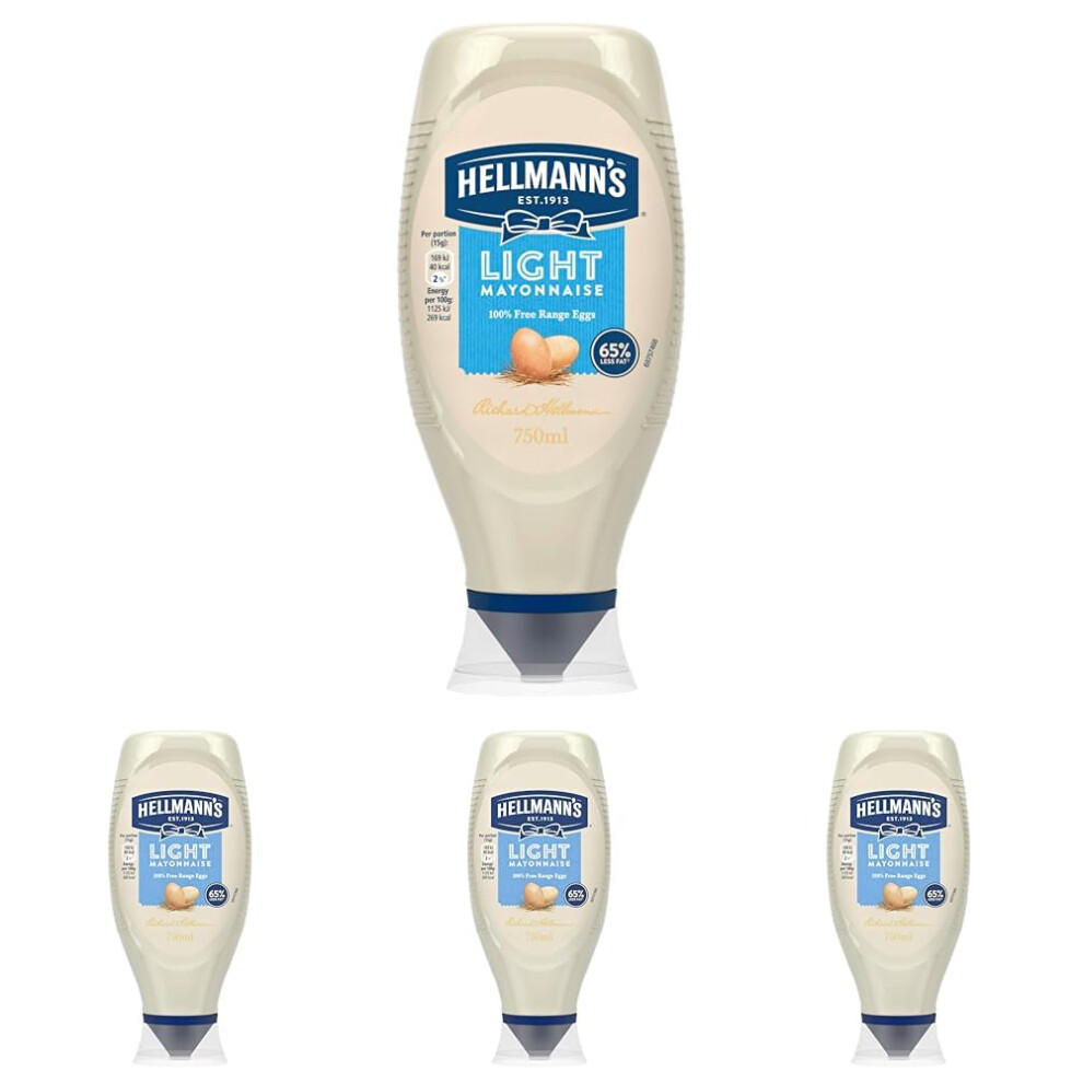 Hellmann's Mayonnaise 100% Recycled Plastic Bottle Light