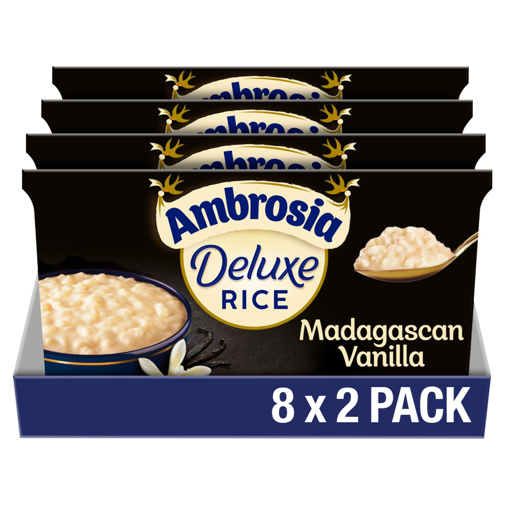 Ambrosia Deluxe Rice Pudding Pots, Madagascan Vanilla