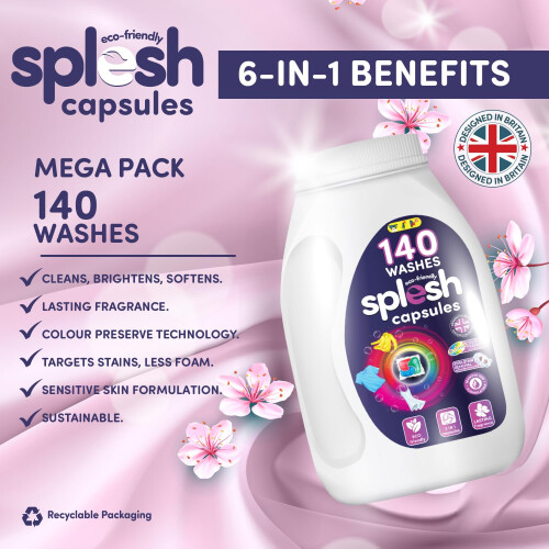 Cusheen Splesh 3 in 1 Liquid Washing Pods, 1