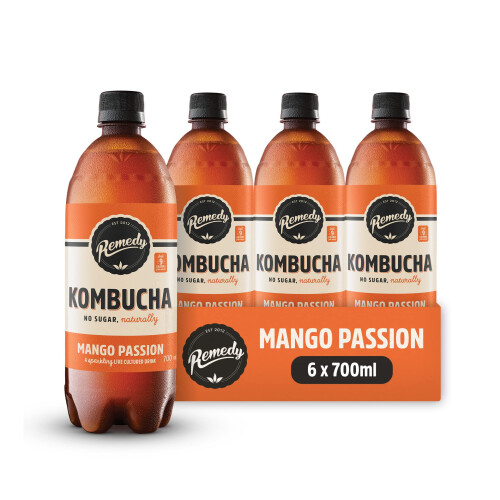 Remedy Kombucha Tea - Mango Passion -