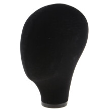Canvas Mannequin Head for Wig Making with PinFriendly Surface and Stable Mounting Hole