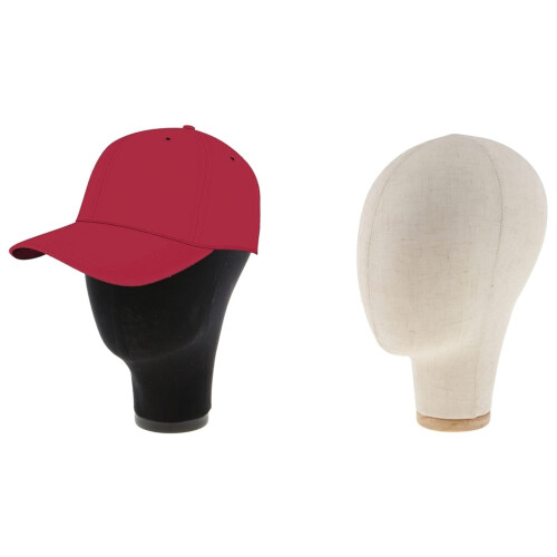 Canvas Mannequin Head for Wig Making with PinFriendly Surface and Stable Mounting Hole 2