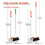 JEHONN Dustpan and Brush Set Long Handled, 6