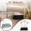 JEHONN Dustpan and Brush Set Long Handled, 7