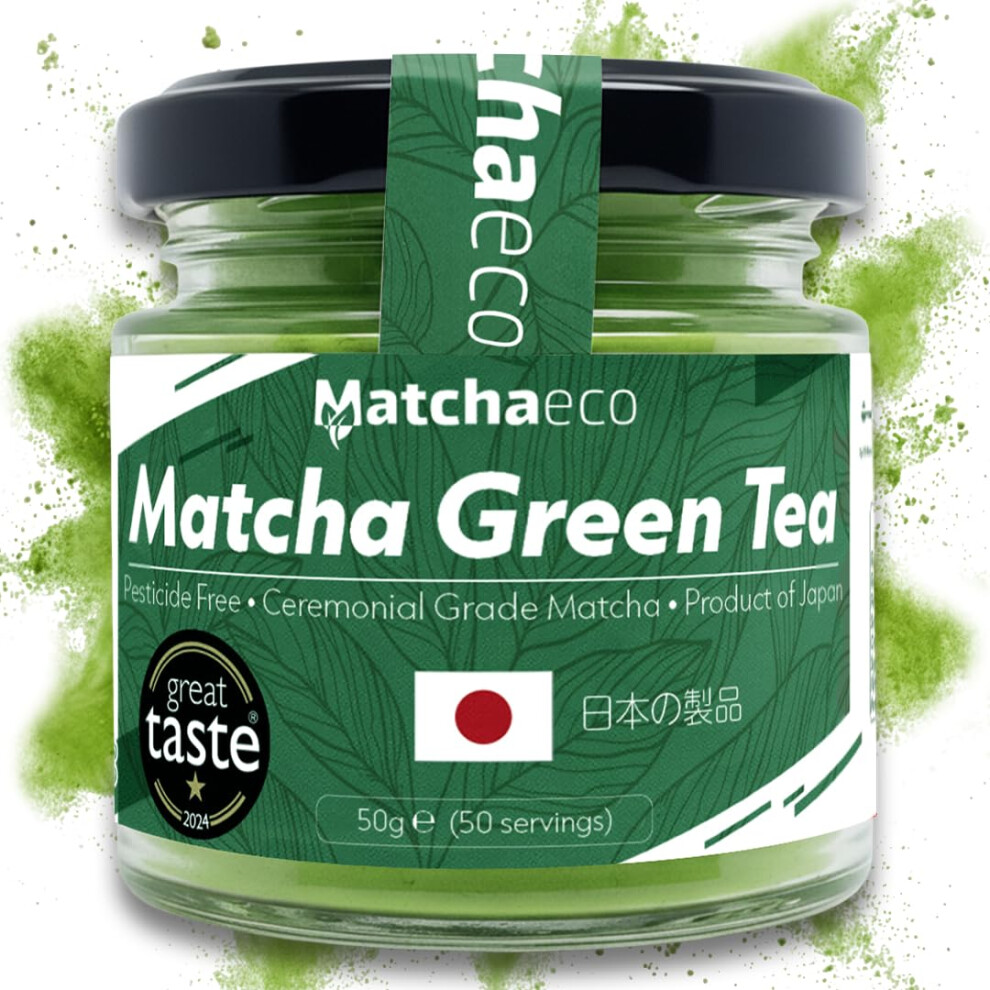 Matchaeco Japanese Matcha Tea Powder 50G Green