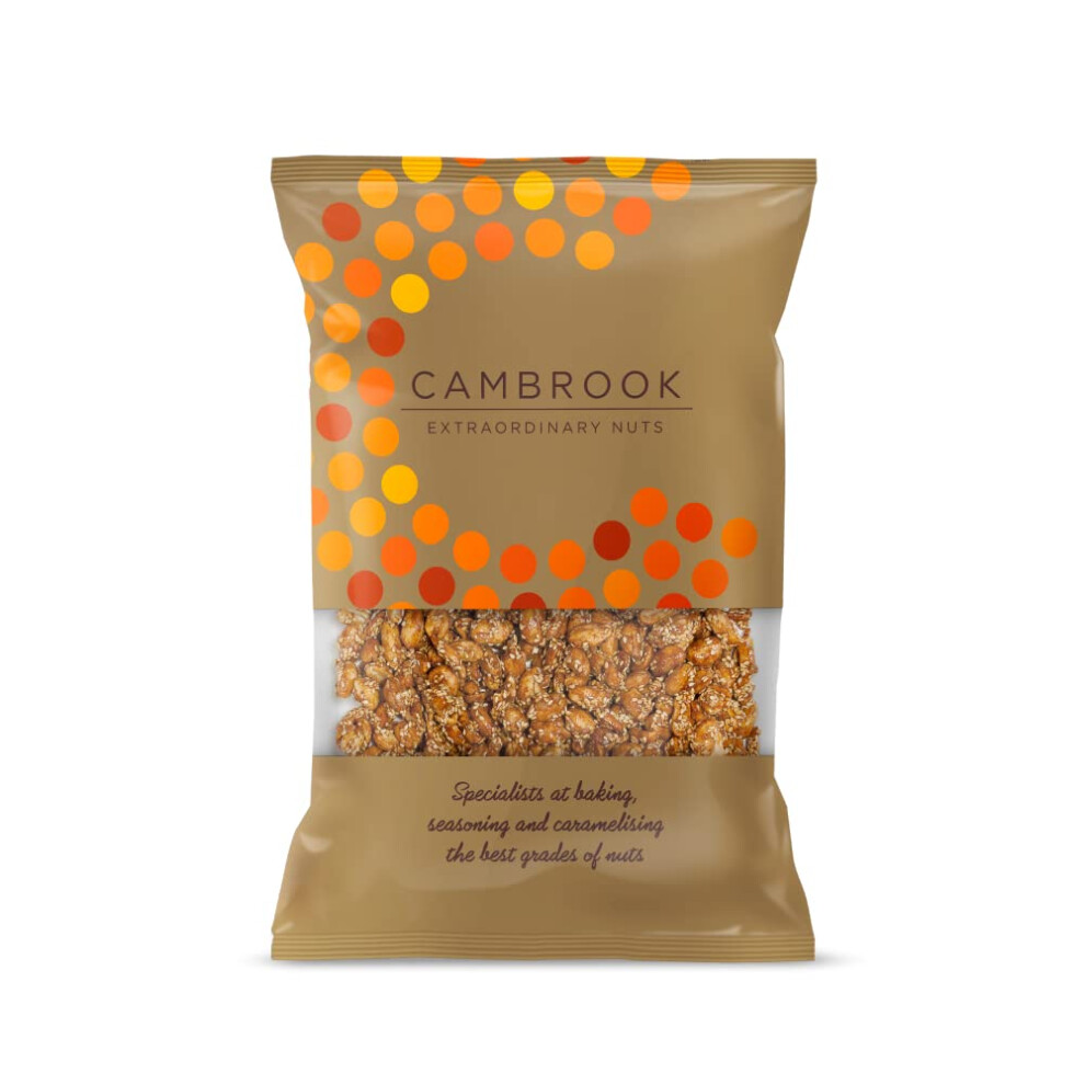 C Cambrook Extraordinary Nuts Cambrook - Caramelised Sesame Peanuts, 1Kg Bag