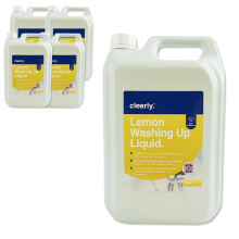 Clearly 5L, Concentrated Dishwashing Liquid, Lemon Fragrance