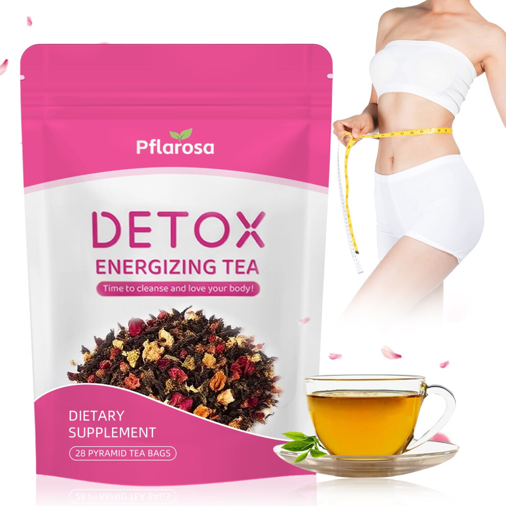 Pflarosa Detox Tea - 28 Day Herbal Cleanse,