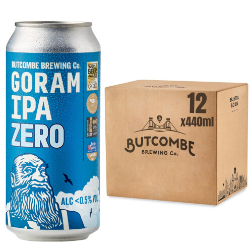 Butcombe Brewery, Goram IPA Zero Alcohol-Free Cans,