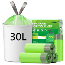 JelKen 60 Biodegradable Bin Liners 30L with