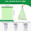 JelKen 60 Biodegradable Bin Liners 30L with 2