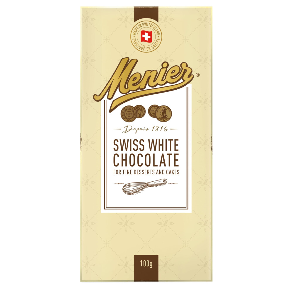 Menier Premium Swiss Chocolate, 100 G White