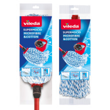 Vileda SuperMocio Microfibre and Cotton Mop with